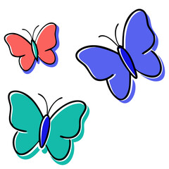 Butterfly vector 22