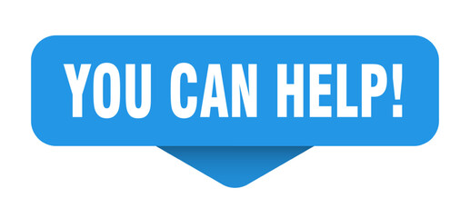 you can help sticker. you can help sign on transparent background