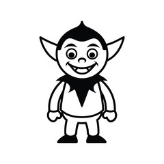 Adorable Goblin Mascot Cartoon Cute Vector Art Character Design
