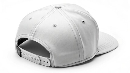 Obraz premium Snapback cap isolated (top view, white background)