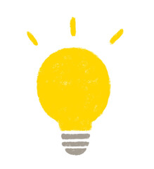 ひらめき電球　クレヨンタッチ