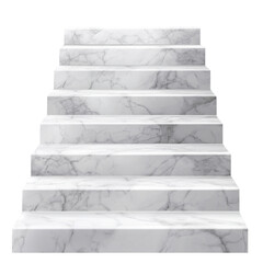 Obraz premium White marble stairway 