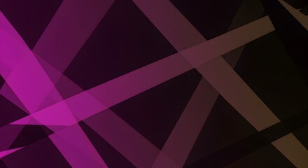 Abstract Geometric Overlapping Stripes in Shades of Pink and Black