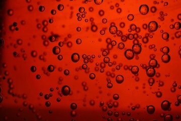 Refreshing soda water as background, closeup view
