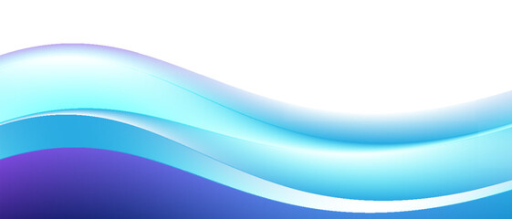 gradient blue wave curve shape design for brochure presentation corporate website flyer banner transparent background