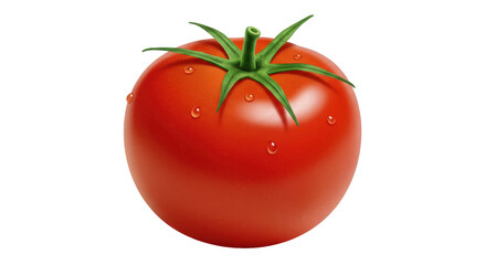 Isolated Fresh Tomato
