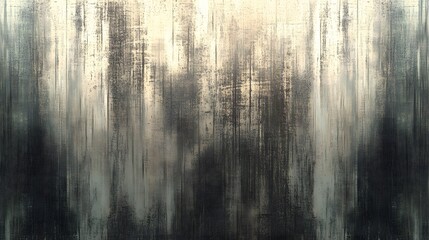 Abstract Grey and Beige Texture Background, Grunge Wall Design, Vertical Brushstrokes