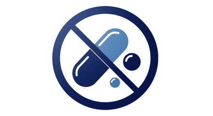 Isolated No Drugs Symbol