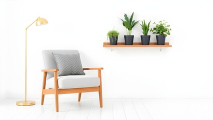 interior design scene with a chair