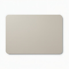 Naklejka premium Blank Beige Rectangle Card Mockup Perfect for Branding and Design Presentations