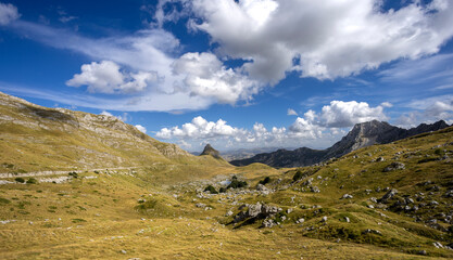 Aerial view on Durmitor National Park 