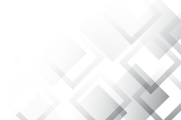 Fototapeta premium Modern White Geometric Pattern Background. Abstract Business Banner. Vector Illustration. Wallpaper