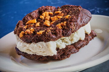 Brownie Ice Cream Sandwich