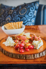 Charcuterie Plate with Crackers
