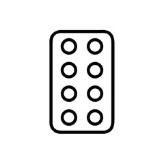 Pill Organizer Icon for Elderly Care  