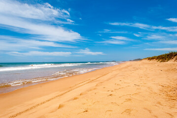 Calm morning at the beach
