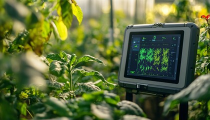 Efficient monitoring of crop health through thermal imaging technology showcases innovation in agriculture.