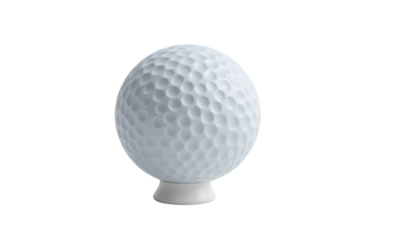 Golf ball and tee
