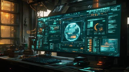 Fototapeta premium Remote Access icon vector design