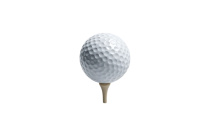 Golf ball and tee