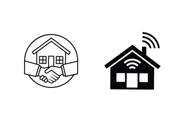 Smart Home Technology, Real Estate Deal, Secure Home, Wireless Connection, House Sale