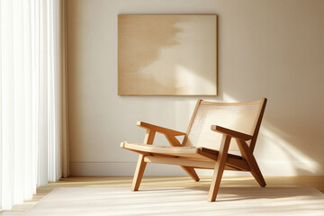 Modern Wooden Armchair