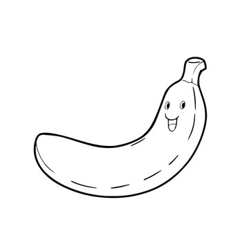 recommend clip art: Kawaii Smiling Banana Drawing