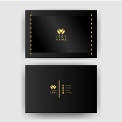 Elegant Black and Gold Business Card Design (6)