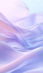 Flowing Abstract Fabric Waves in Soft Purple and Pink Hues