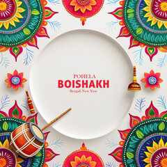 pohela boishak  bangali new year design