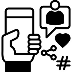 Social Media mixed icon