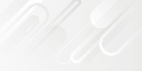 Abstract white background. Minimal geometric white light background 