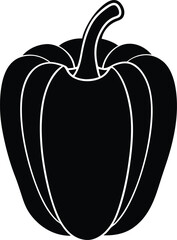 vector illustration of a tomato