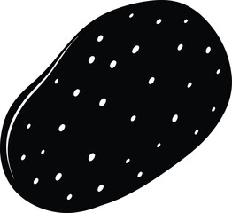 vector illustration of a black and white