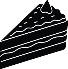 cake with cream and chocolate