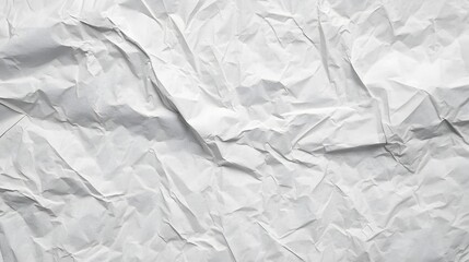 Obraz premium Crumpled White Paper Texture Background Image