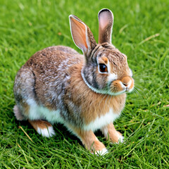 Fototapeta premium bunny in the grass