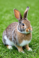 Fototapeta premium bunny in the grass