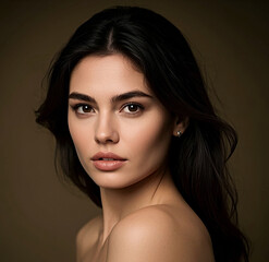 Portrait of a woman.	
