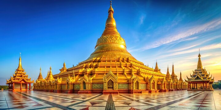 Uppatasanti Pagoda Nay Pyi Taw Myanmar Majestic Architecture