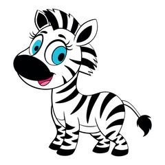 Zebra cartoon design