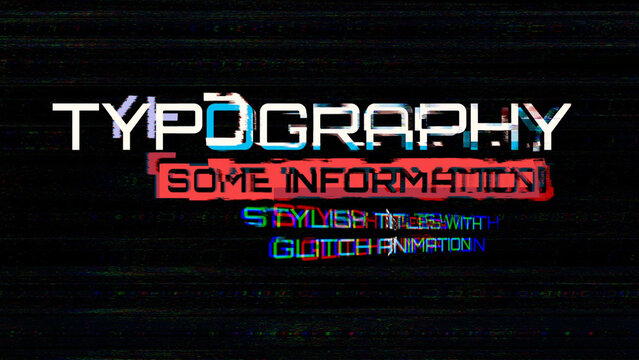 Modern Glitch Title 02