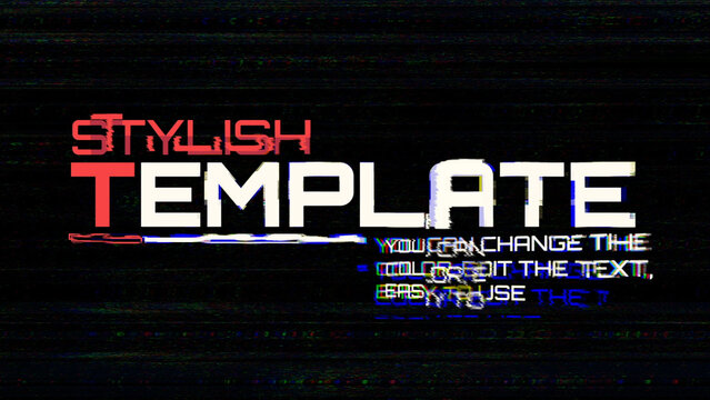 Modern Glitch Title 04