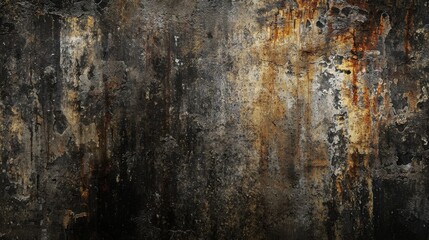 Fototapeta premium dark abstract the old grunge wall for background.