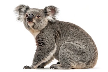 Obraz premium Koala isolated on transparent background 