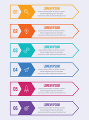 Business Infographic Strategy Planning And Process Visualization Template
