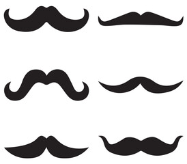 Obraz premium collection of mustaches. set of mustaches