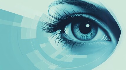 A giant floating eye scanning the internet for hidden information.