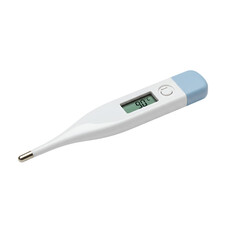 Digital Thermometer Displaying Normal Temperature