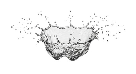 Isolated Water Splash Crown